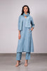 Linen Stole - Icy Blue