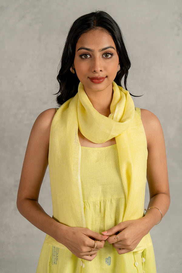 Linen Stole – Lime