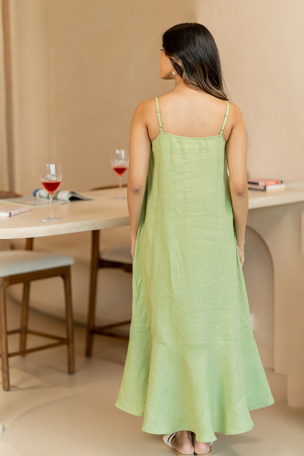 Linen-Waves-Slip-Dress-Algae-Green-