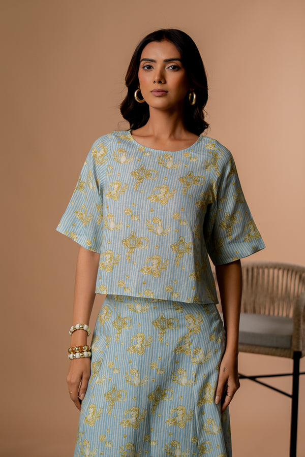 Linen Kylie top - printed Blue
About Product: Shop Zebein’s Women’s 100% Pure Linen Kylie Top in Printed Blue, crafted from breathable sustainable linen with functional pockets and a relaxed contemporary silhouette. Designed for effortless everyday dressing, elevated summer style, and timeless conscious fashion.