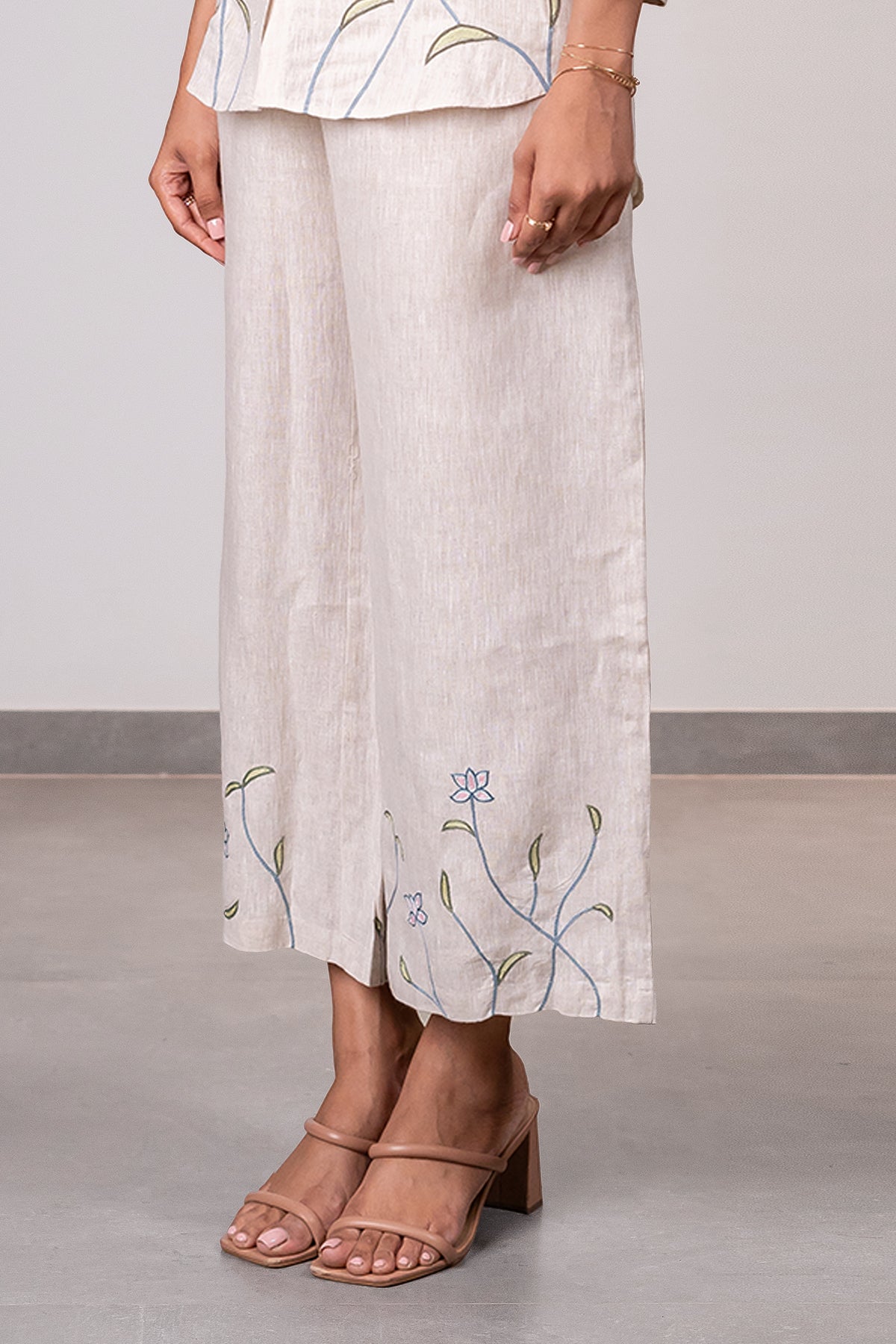 Lotus Linen Pants - Ecru