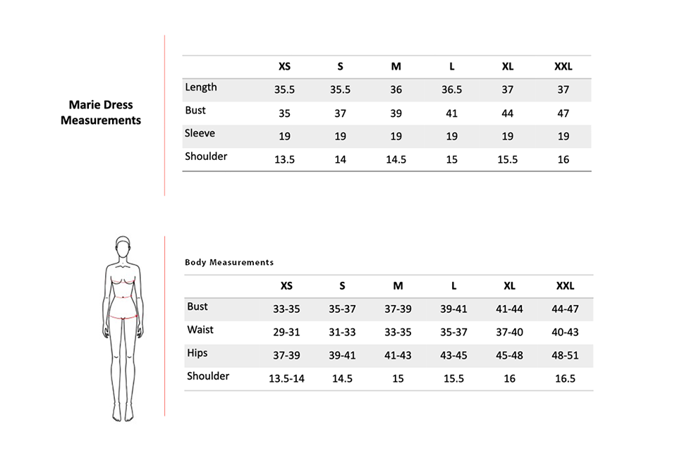 Size Chart 1