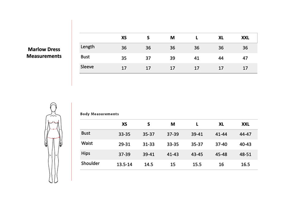 Size Chart 1