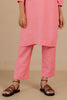Maya Linen Narrow Pants- Flamingo Pink