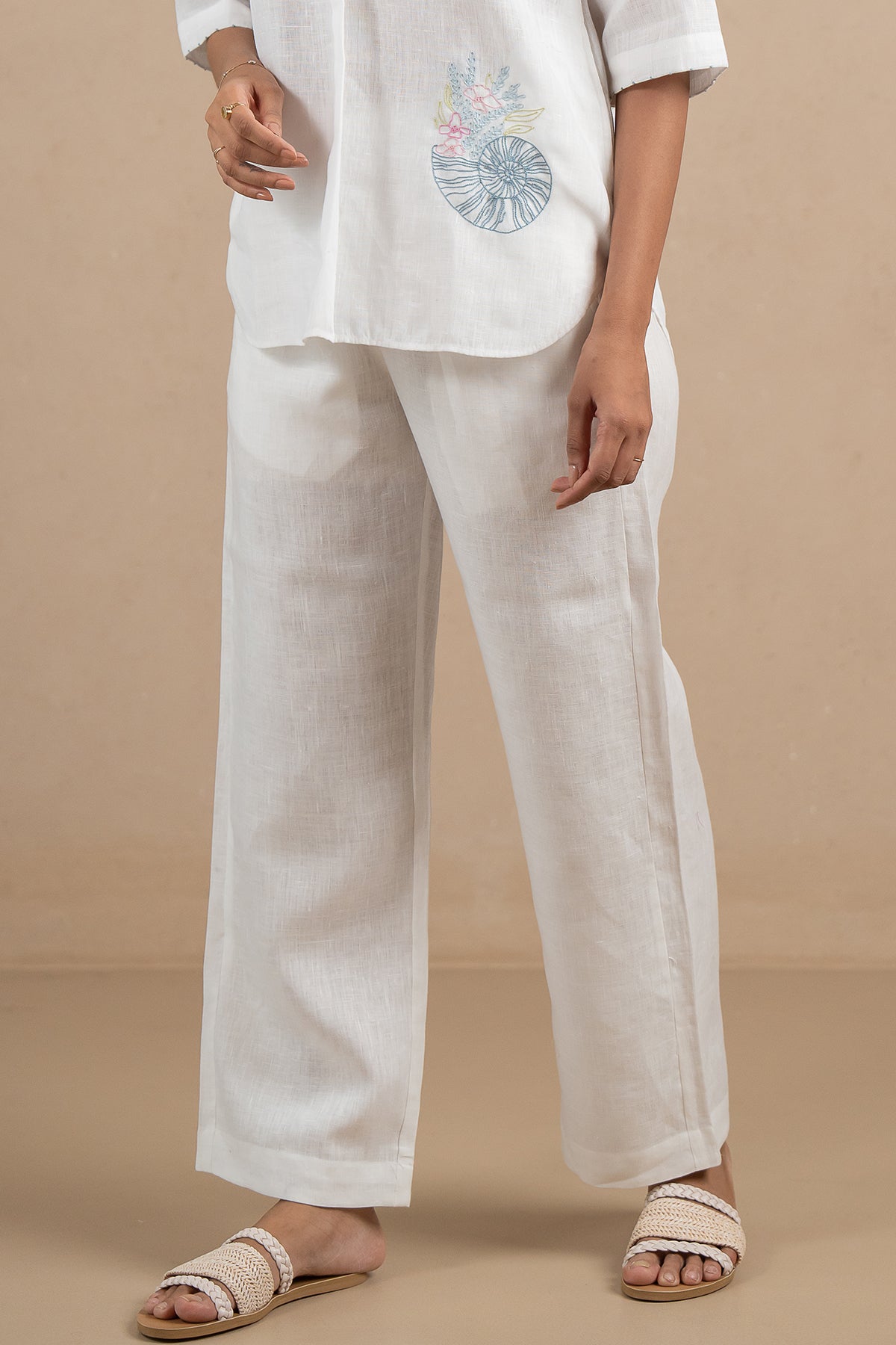 Maya-Linen-Narrow-Pants-Marble-White-