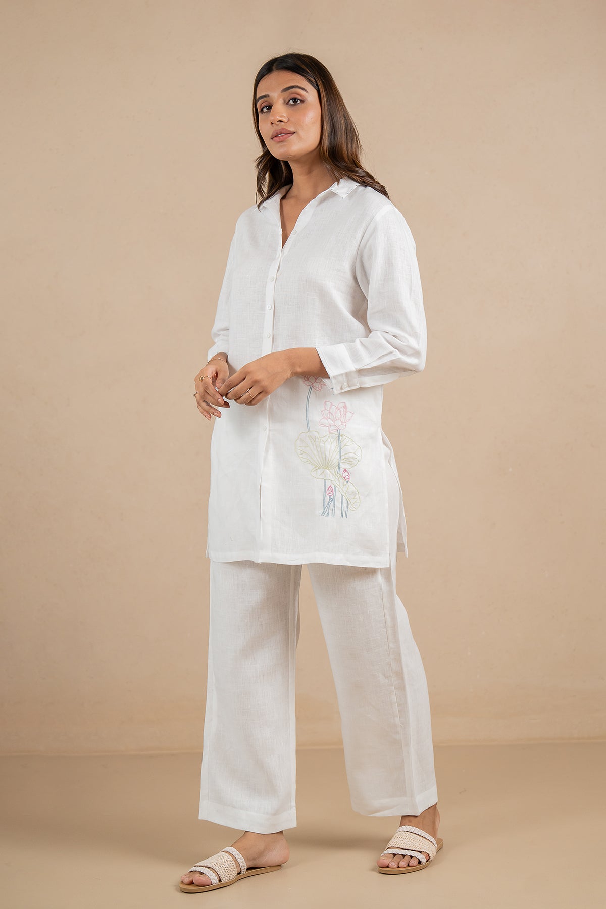 Maya-Linen-Narrow-Pants-Marble-White-