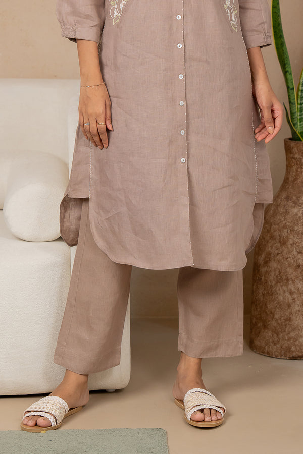 Maya-Linen-Narrow-Pants-Mud-