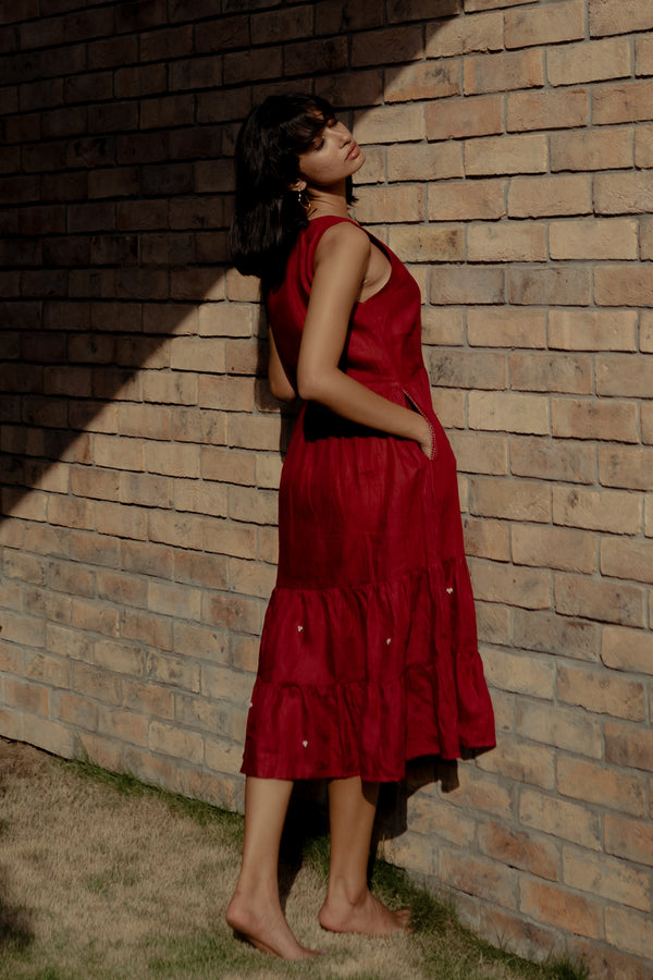 Maya Red Dress