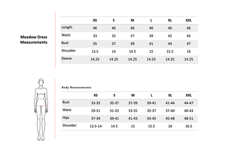 Size Chart 1