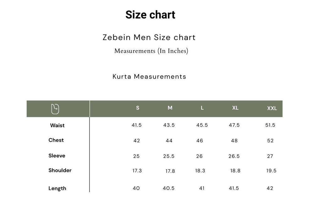 Size Chart 1