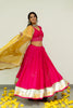 Mukaish Phool Chaniya- Rani Pink