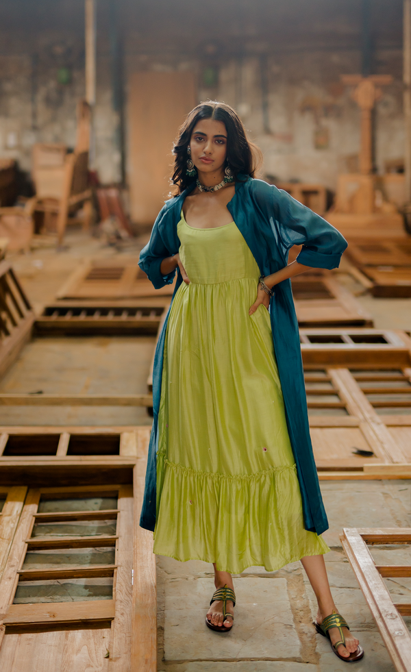 Nalini Dress - Pristine Green