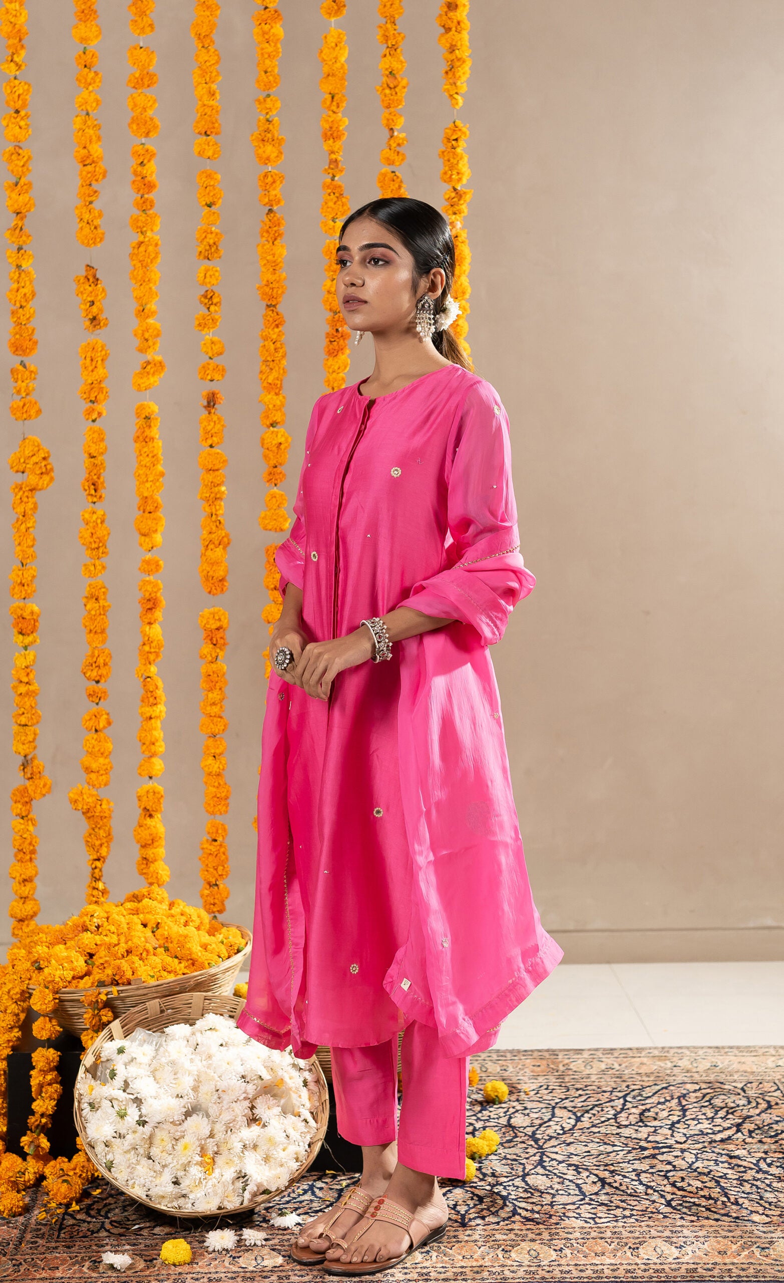 Nargis-Chanderi-Kurta-and-Pant-Set-Pink-
