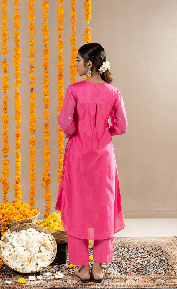 Nargis-Chanderi-Kurta-and-Pant-Set-Pink-
