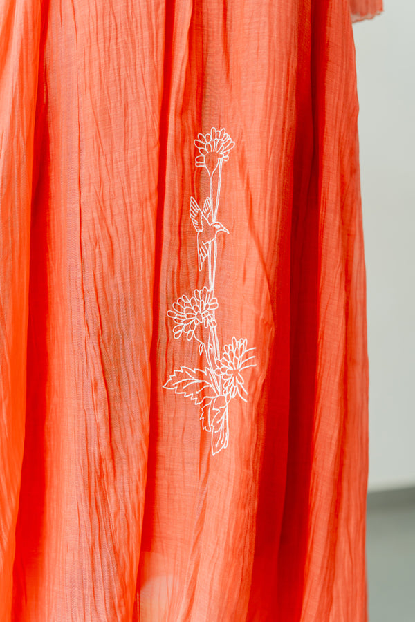 Orchid-Chanderi-Silk-Kali-Kurta-and-Pant-Set-Apricot-