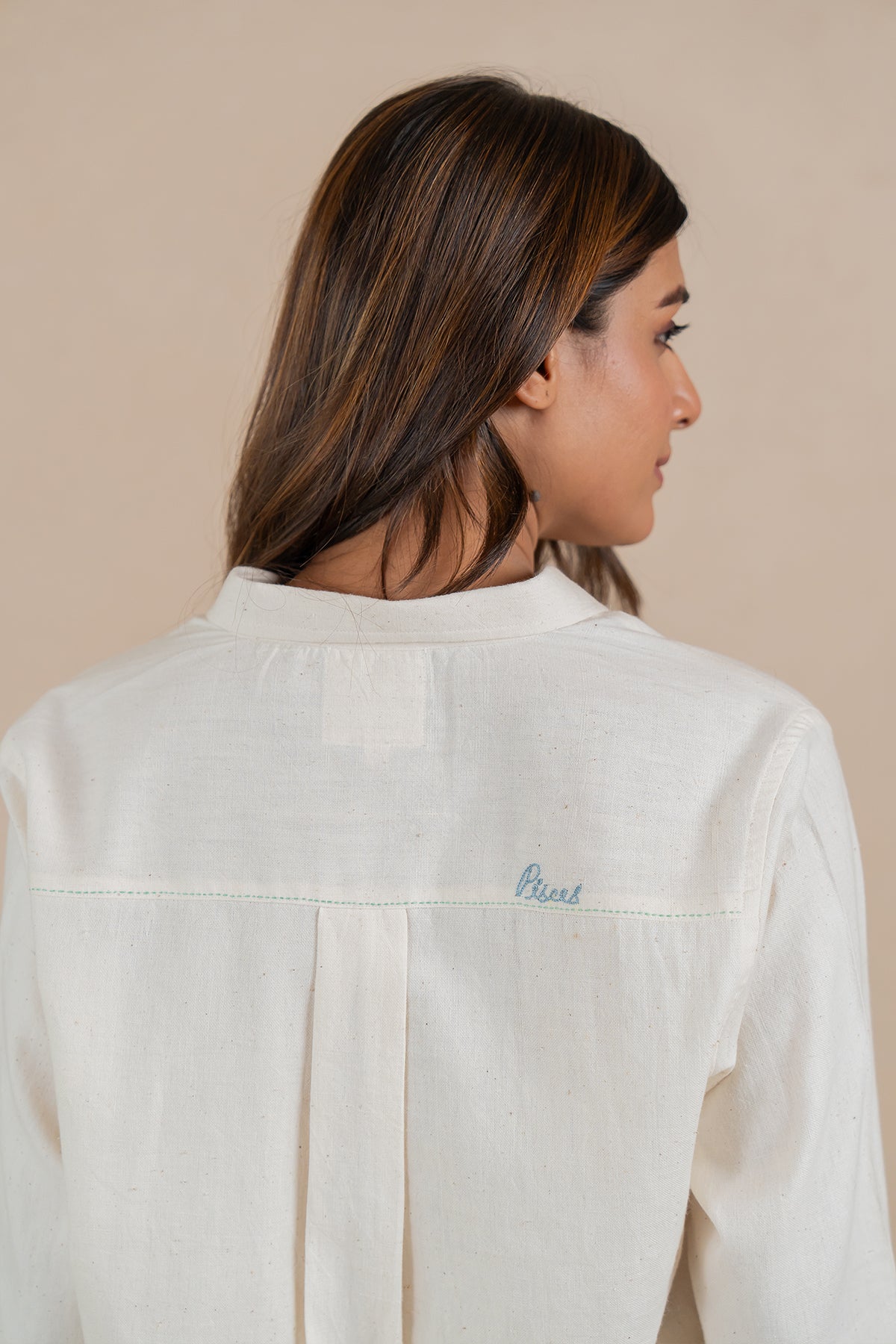 Pisces Kala Cotton Shirt - Off white