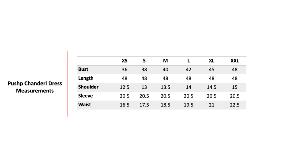 Size Chart 1