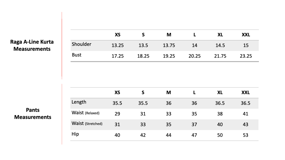 Size Chart 1