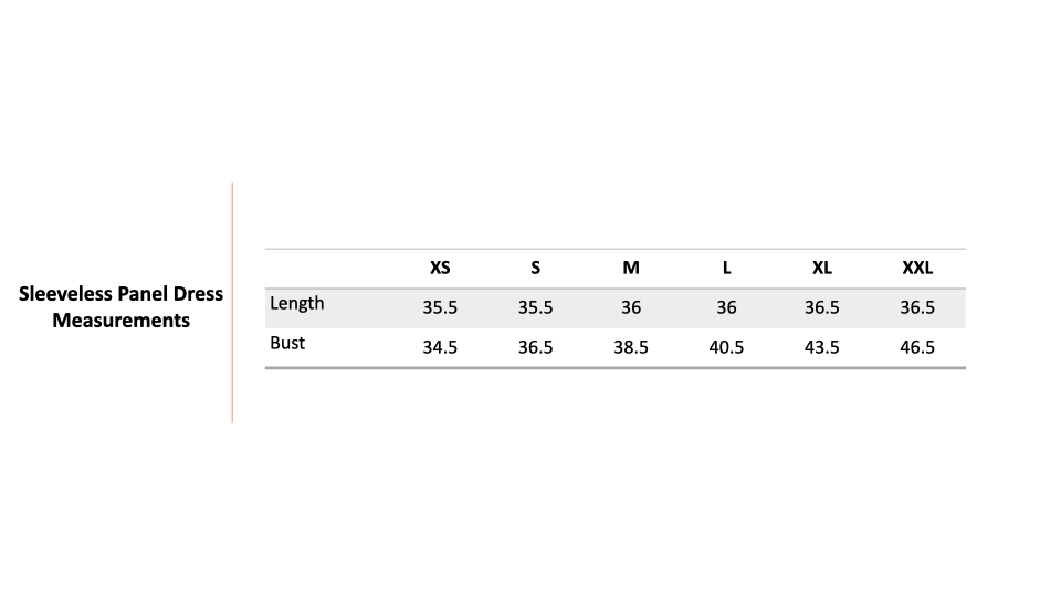 Size Chart 1