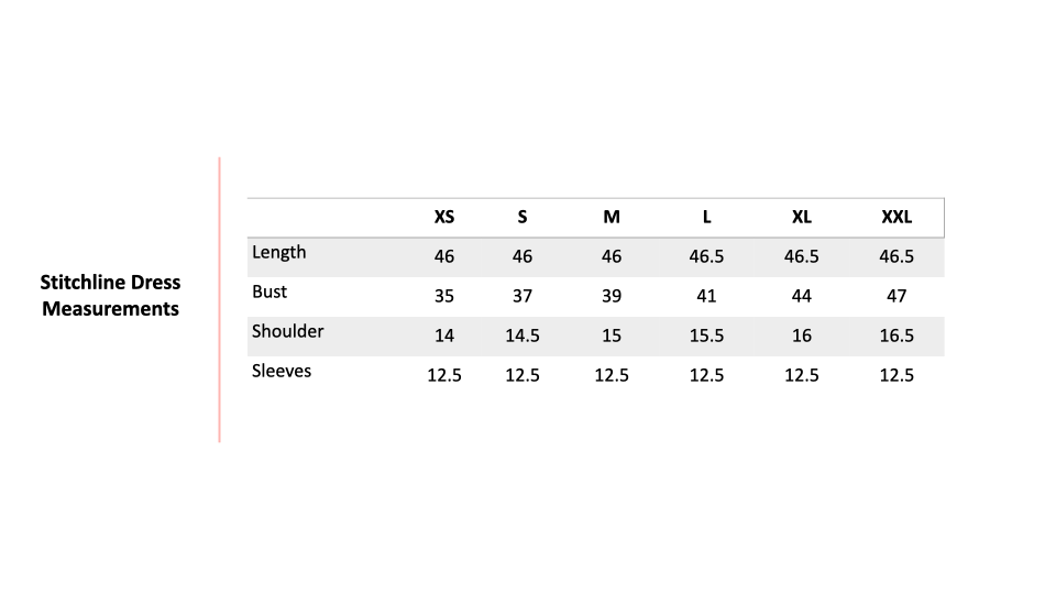 Size Chart 1