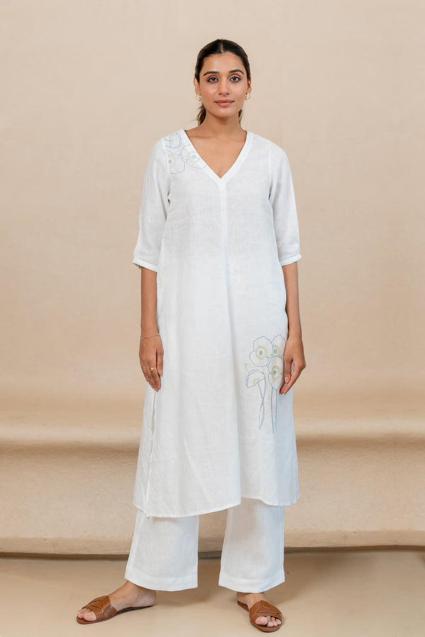 Sofia-Linen-Kurta-Marble-White-