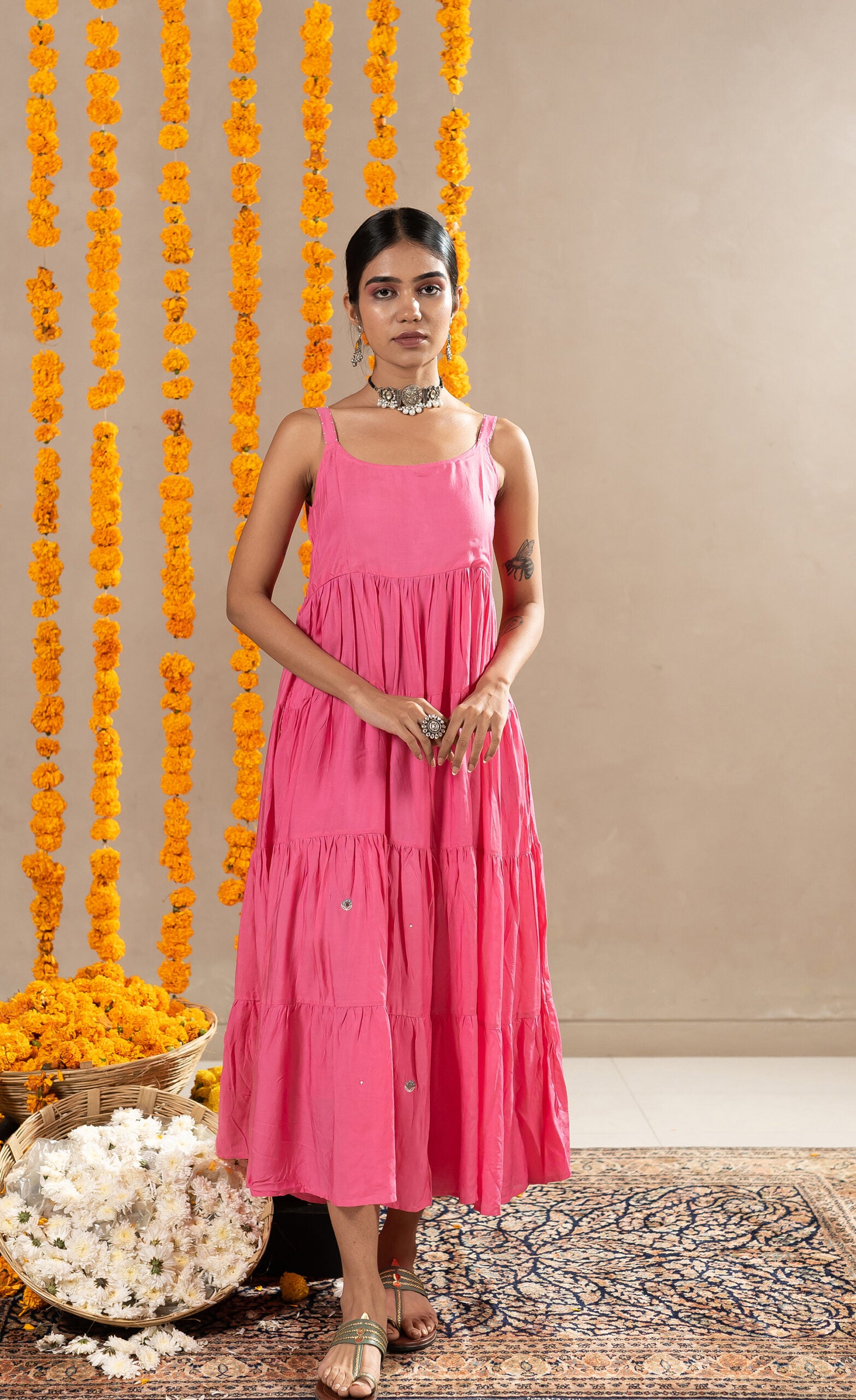 Tara-Tier-Dress-Pink-