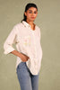 Taurus(zodiac ) women Linen Shirt - Off white