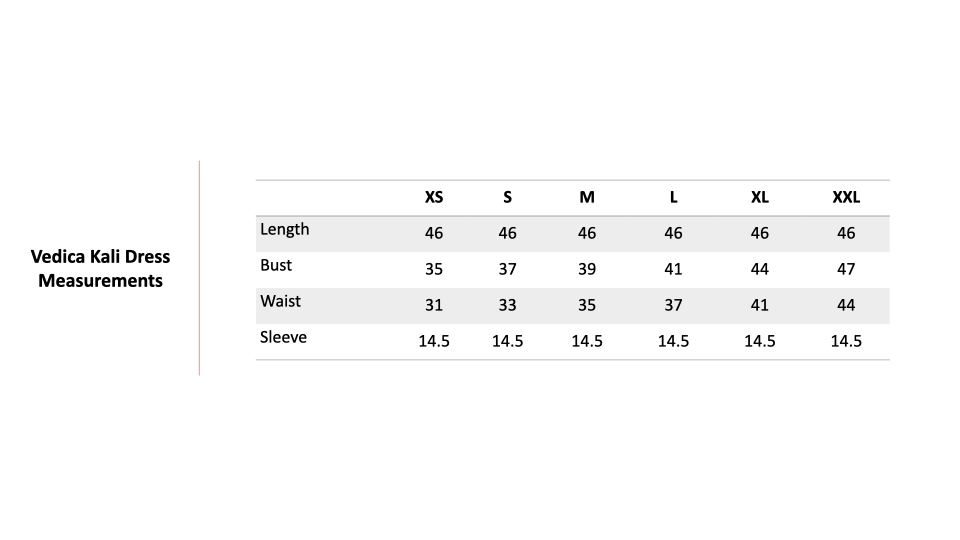 Size Chart 1