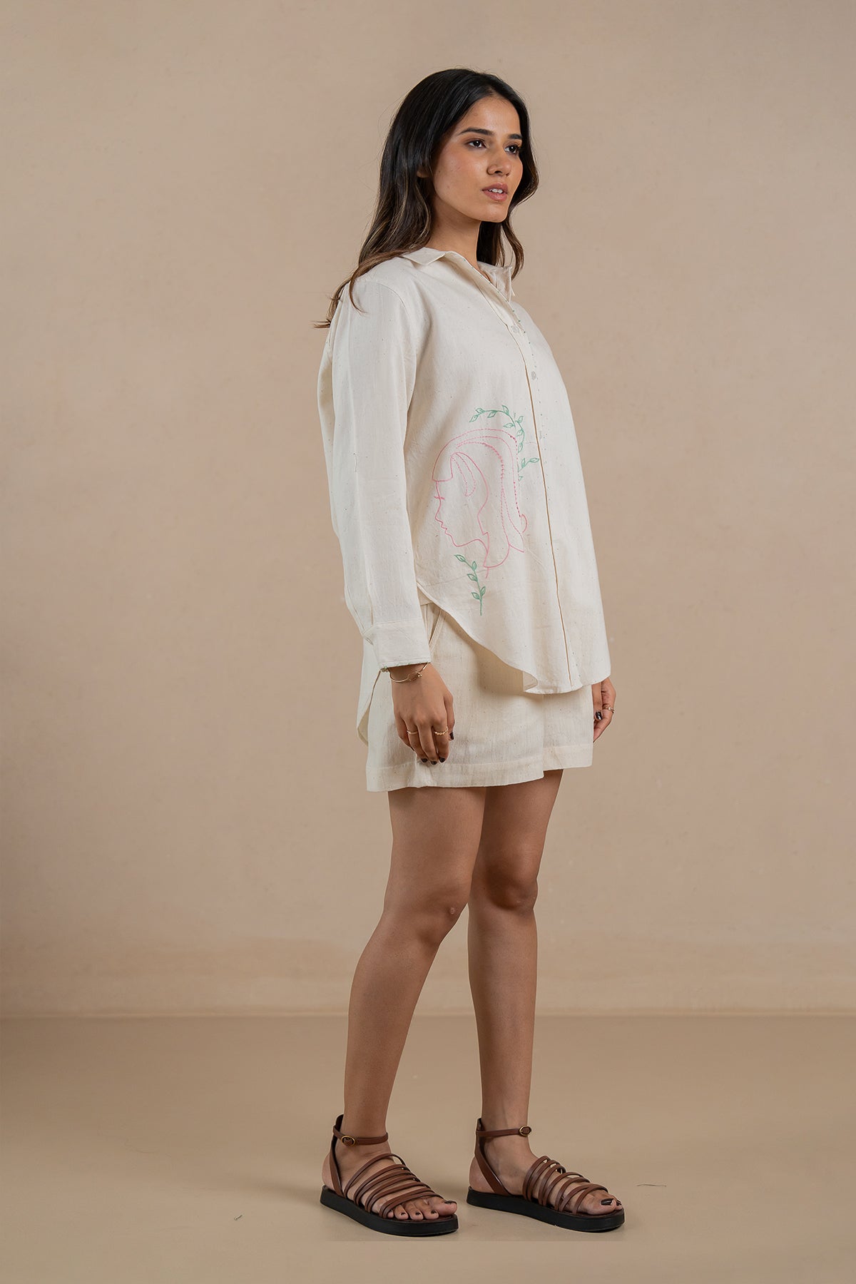 Virgo Kala Cotton Shirt - Off white
