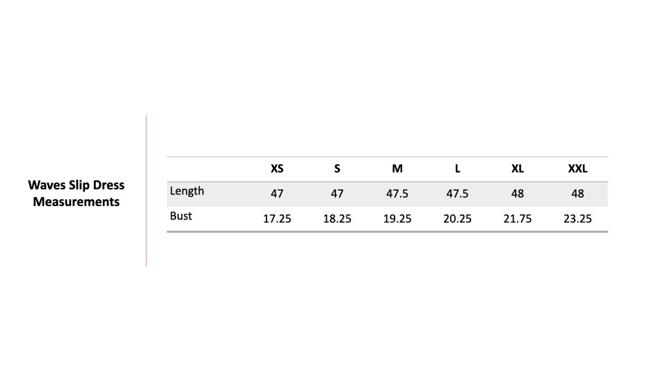 Size Chart 1