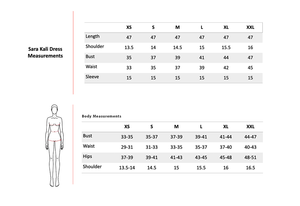 Size Chart 1